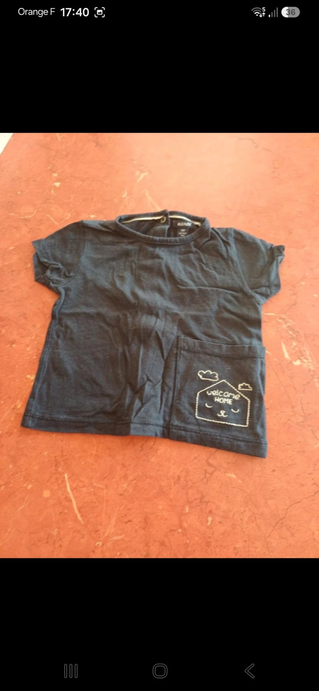 T.shirt bébé taille 9 mois